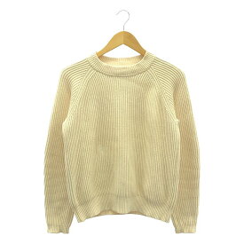 A.P.C. / アーペーセー | コットン クルーネック ニット プルオーバー | S | ベージュ系 | レディース