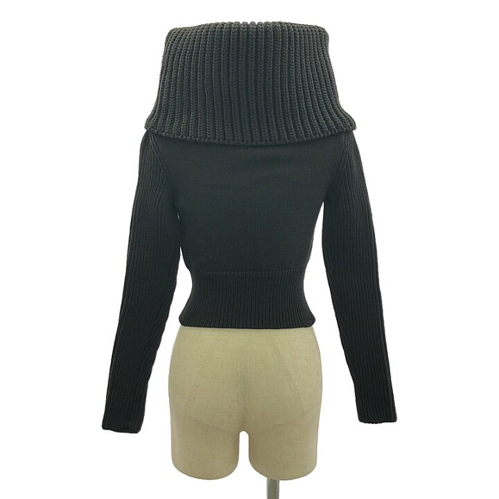 楽天市場】【美品】 ALAIA / アライア | リブ オフショルダーニット  