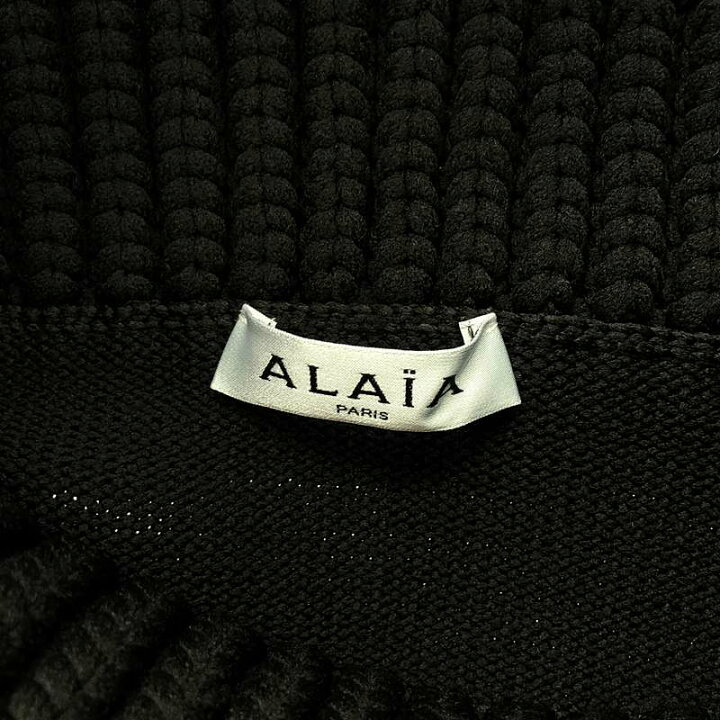 楽天市場】【美品】 ALAIA / アライア | リブ オフショルダーニット  