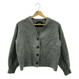 JOURNAL STANDARD L'ESSAGE / ジャーナル?スタンダードレサージュ | 2023AW | WOOL畦 BOXY カーディガン | F | グレー | レディース