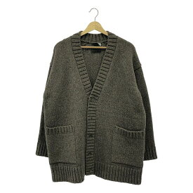 ATON / エイトン | ウール ロングカーディガン | 02 | ブラウン | レディース