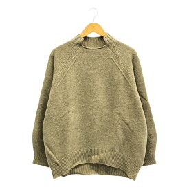 ?SLOBE IENA / スローブイエナ | 変形ネックビッグプルオーバー ニット | F | ベージュ | レディース