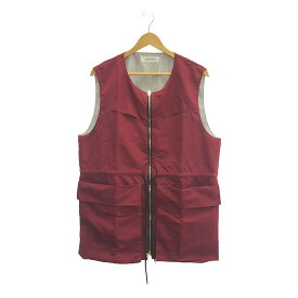 【新品】 prasthana / プラスターナ | adaptation vest | M | レッド | メンズ