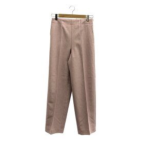 【新品】 Tomorrowland MACPHEE / トゥモローランドマカフィー | ウールナイロンフランネル ストレートパンツ | 34 | パープル | レディース