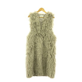 【美品】 Spick and Span / スピックアンドスパン | 2024AW | フェイクファージレ | F | グレー | レディース
