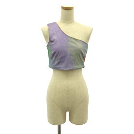 Paloma Wool / パロマウール | ONE SHOULDER BUSTIER グラフィック プリント ワンショルダー ビスチェ | 34 | マルチカラー | レディース