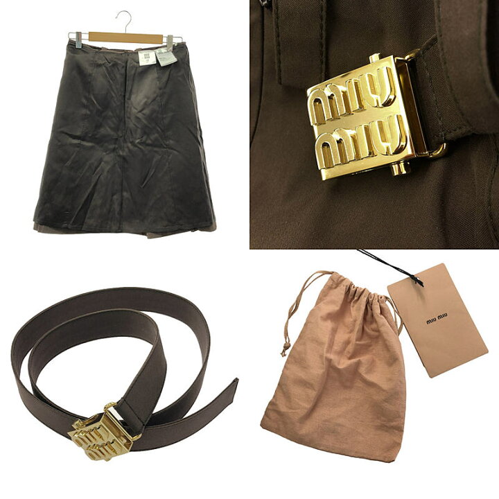 楽天市場】【美品】 miu miu / ミュウミュウ | 2023SS | ロゴベルト  