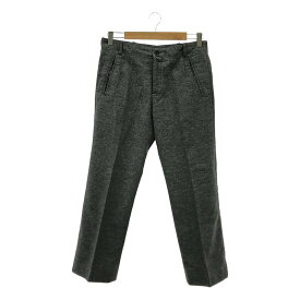 DRIES VAN NOTEN / ドリスヴァンノッテン | ウール カシミヤ スラックスパンツ | 44 | グレー | メンズ