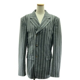 【美品】 COMME des GARCONS HOMME PLUS / コムデギャルソンオムプリュス | 2024AW | ウール テーラード オーバー ジャケット / 総裏地 | L | グレー | メンズ