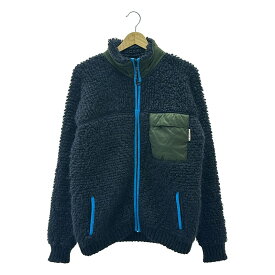 MARNI / マルニ | 2022AW | カーリー モヘア ジップ カーディガン | 40 | ネイビー | メンズ