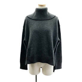 【美品】 JIL SANDER / ジルサンダー | 2022AW | ウール タートルネック ニット プルオーバー | 30 | グレー | レディース