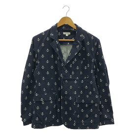 【クリアランスSALE最大15%OFF〜8/17(日)まで】Engineered Garments / エンジニアドガーメンツ | Baker Jacket 総柄 ジャケット | S | ネイビー/ホワイト | メンズ