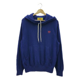 GUCCI / グッチ | × adidas ニット フーデッドパーカ | XS | ブルー | メンズ