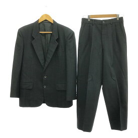 COMME des GARCONS HOMME / コムデギャルソンオム | AD1988 | ジャガードウール セットアップ 2B ジャケット 2タック スラックス | S | ブラック | メンズ