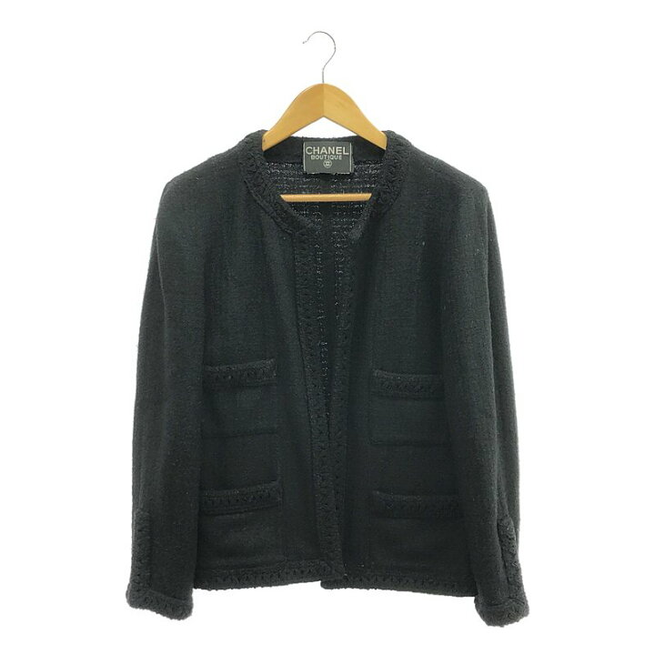 楽天市場】CHANEL / シャネル | 推定80-90s ノーカラー ジャケット  