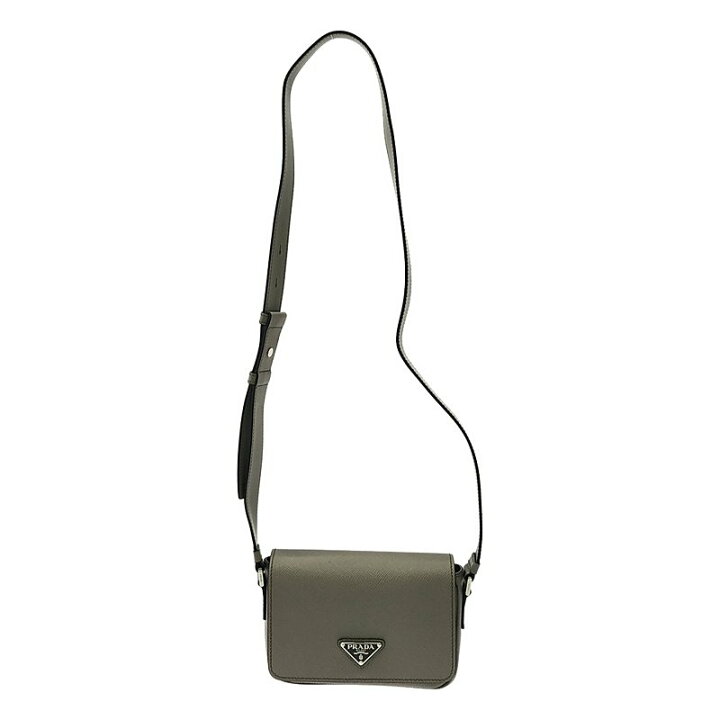 楽天市場】【新品】 PRADA / プラダ | Triangle Logo Saffiano Leather 