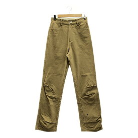 ADER ERROR / アーダーエラー | 2020AW | ステッチ プリント チノパンツ | 1 | ベージュ | メンズ