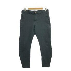 COMME des GARCONS HOMME PLUS / コムデギャルソンオムプリュス | 2004SS | ポリエステル 縮絨 スラックス パンツ | M | ブラック | メンズ