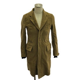 TAKAHIROMIYASHITA The Soloist / タカヒロミヤシタザソロイスト | カシミヤ ウール シングルロングコート / 裏地付き | 46 | ブラウン | メンズ