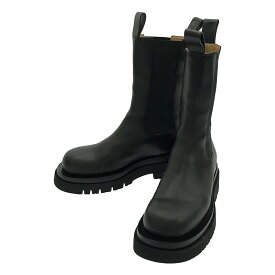 【美品】 BOTTEGA VENETA / ボッテガヴェネタ | lug boots ラグブーツ | 37 | ブラック | レディース