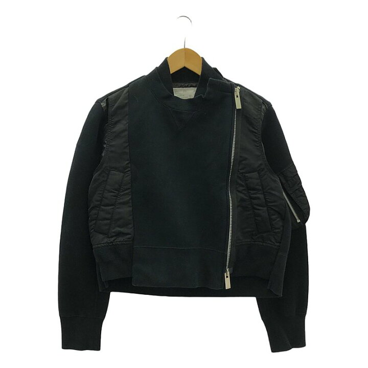 楽天市場】sacai / サカイ | MA-1 ドッキング スウェット ブルゾン  