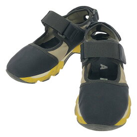 MARNI / マルニ | SCARPA SNEAKER ベルクロ スニーカー | 36 | ブラック / イエロー / グレー | レディース