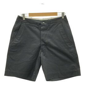 【新品】 CIOTA / シオタ | コットン チノ ショーツ ショートパンツ | 4 | ブラック | メンズ