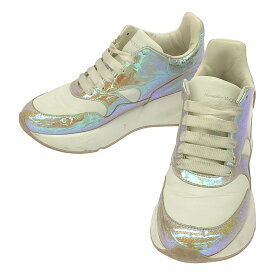 ALEXANDER MCQUEEN / アレキサンダーマックイーン | レザー プラットフォーム ローカットスニーカー | 36 1/2 | ホワイト | レディース
