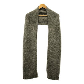 DRIES VAN NOTEN / ドリスヴァンノッテン | モヘヤ混 ロング マフラー | グレー | レディース