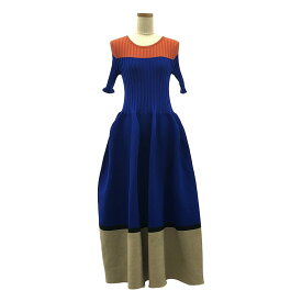 CFCL / シーエフシーエル | POTTERY SHORT SLEEVE DRESS ボリュームワンピース | 1 | BRICK RED MULTI | レディース