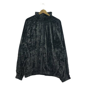 【美品】 SUPREME / シュプリーム | 2023AW | Crushed Velvet Track Jacket / クラッシュト ベルベット トラックジャケット | XL | black | メンズ