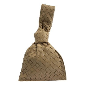 BOTTEGA VENETA / ボッテガヴェネタ | イントレチャート ミニ ザ・ツイスト レザー ハンドバッグ | ベージュ | レディース