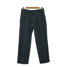 COMME des GARCONS HOMME PLUS / コムデギャルソンオムプリュス | AD1996 | 2タック ツイルコットン テーパード パンツ | S | ネイビー | メンズ