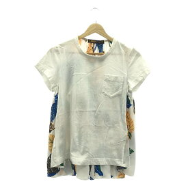 sacai / サカイ | × SUN SURF 異素材切替え カットソー | 2 | マルチカラー | レディース