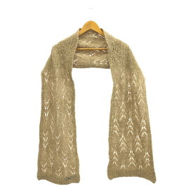 【美品】 mina perhonen / ミナペルホネン | 2024-25a/w | couche アルパカマフラー | F | ライトベージュ | レディース