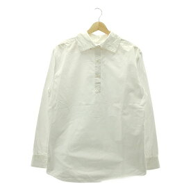 DRIES VAN NOTEN / ドリスヴァンノッテン | コットン ハイネックシャツ | 36 | ホワイト | レディース