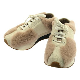 MARNI / マルニ | BIGFOOT 厚底ファースニーカー | 38 | ピンク | レディース