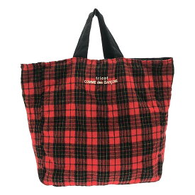 tricot COMME des GARCONS / トリココムデギャルソン | ウール チェック ハンドバッグ | レッド/ブラック/イエロー | レディース