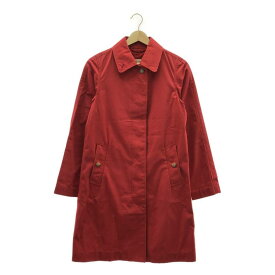 Traditional Weatherwear / トラディショナルウェザーウェア | フライフロント ステンカラーコート | 32 | レッド | レディース