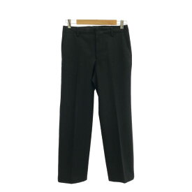 tricot COMME des GARCONS / トリココムデギャルソン | 2001AW | ウール 縮絨 スラックス パンツ | M | ブラック | レディース