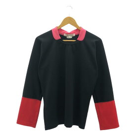 COMME des GARCONS COMME des GARCONS / コムコム | 2021AW | フェイクカラー プルオーバー トップス | L | ブラック/レッド/ピンク | レディース