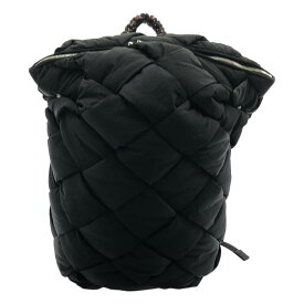 【美品】 BOTTEGA VENETA / ボッテガヴェネタ | イントレチャート パデッド テック カセット ナイロン バックパック 628955 | ブラック | レディース