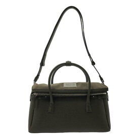 Maison Margiela / メゾンマルジェラ | 2024AW | 5AC HANDBAG EAST WEST MEDIUM 2WAY レザー ハンドバッグ | ブラウン | レディース