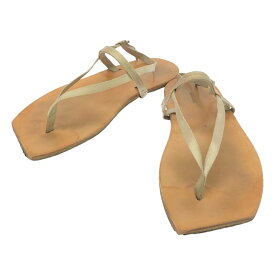 AURALEE / オーラリー | 2023SS | BELTED LEATHER SANDALS MADE BY FOOT THE COACHER ベルテッド レザー サンダル フットザコーチャー | 9 | ベージュ | メンズ