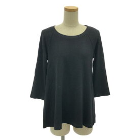 MM6 Maison Martin Margiela / エムエムシックスメゾンマルタンマルジェラ | レーヨン ナイロン ポリウレタン フレア カットソー | M | ブラック | レディース
