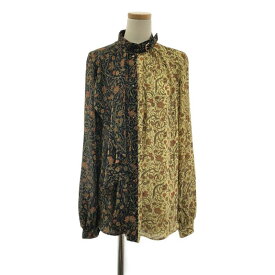 SU?SADA / スエサダ | フラワープリント アシンメトリーブラウス | 1 | マルチカラー | レディース