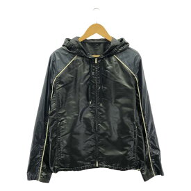 【美品】 HERMES / エルメス | ナイロン ジップ ジャケット | 46 | ブラック / ネイビー | メンズ