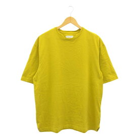 BOTTEGA VENETA / ボッテガヴェネタ | 2020AW | 刺しゅう入り オーバーサイズ クルーネック Tシャツ | M | イエロー | メンズ