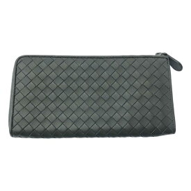 BOTTEGA VENETA / ボッテガヴェネタ | イントレチャート Lジップ ウォレット 長財布 | グレー | メンズ
