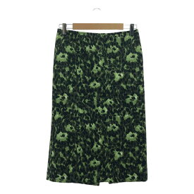 MARNI / マルニ | ジャガード カモフラージュ スカート | 38 | グリーン | レディース